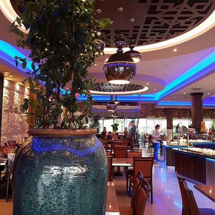 Innenraum vom chinesischen Restaurant